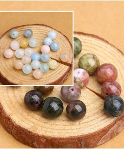 Hạt đá phong thủy đa sắc dùng làm sản phẩm handmade DIY - 8 ly