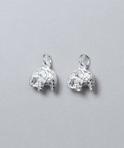 Charm bạc móc treo hình con voi - Charm Bạc 925 - Mã CB127