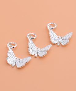 Charm bạc móc treo hình con bướm - Charm Bạc 925 - Mã CB165