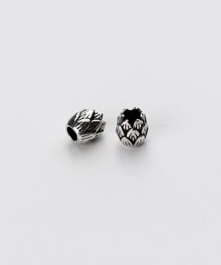 Alternative view of Charm bạc thái nối hai đầu hình búp sen - Charm Bạc 925 - Mã CA031