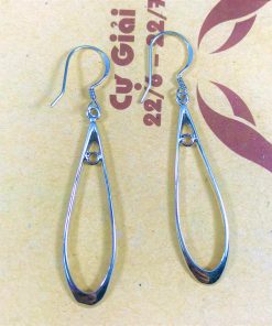 Phôi móc hoa tai khuyên tai bạc s925 - Charm bạc 925 - Mã CB471 CB472