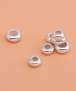 Alternative view of Khóa chặn bạc 925 có đệm cao su 5mm 6mm tiện lợi thường dùng - Charm Bạc 925 - Mã CB1535