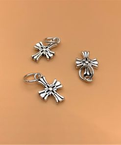 Charm bạc thái cây thánh giá có móc treo - Charm bạc 925 - Mã CA091 CB1240