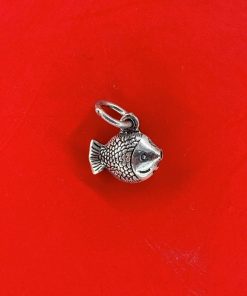Charm bạc móc treo hình cá - Charm Bạc 925 - Mã CA165