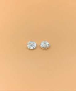 Alternative view of Charm nối bánh xe xoáy ốc - Charm Bạc 925 - Mã CB027