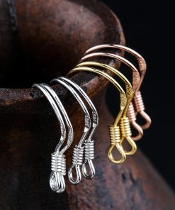 Alternative view of Móc hoa tai bạc để làm đồ handmade DIY - CB470