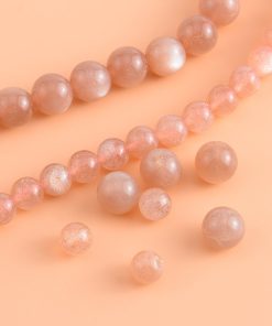 Alternative view of Hạt đá mặt trời sunstone dùng làm sản phẩm handmade DIY