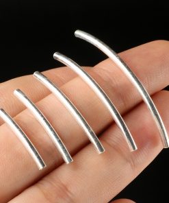 Alternative view of Charm ống bạc loại trơn nhiều kích thước cho DIY - Charm Bạc 925 - Mã CB008
