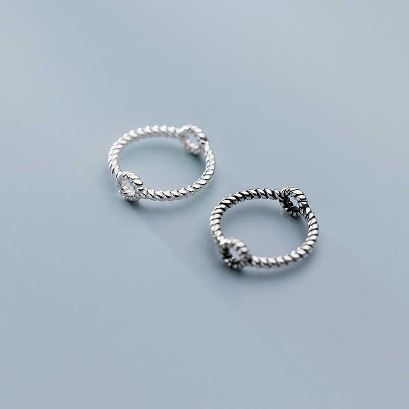 Charm Bọc đá dạng bánh xe tròn có vằn - Charm bạc 925 - Mã CB029 - Ảnh 3