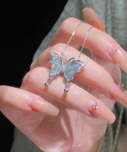 Alternative view of Charm Nối Bướm NL Nephrite Bạc 925 Cỡ Lớn (Mẫu Ở Ảnh Cuối) - Charm Bạc 925 - Mã CD035