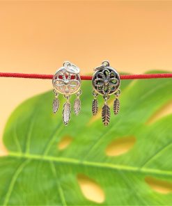 Alternative view of Charm móc treo dream catcher cỏ 4 lá mẫu mới nhất - Charm Bạc 925 - Mã CA470 CB1110
