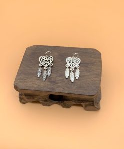 Alternative view of Charm dream catcher lưới giấc mơ hình trái tim mẫu mới siêu bền - Charm bạc 925 - Mã CA123 CB318