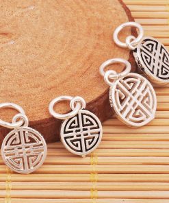 Charm bạc móc treo chữ song hỷ - Charm Bạc 925 - Mã CB205 CA450