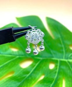 Khánh chữ Bình An và Phúc Bạc 925 Mix Vòng Tay Mặt Dây Chuyền (Có mẫu) - Charm Bạc 925 - Mã CB1710