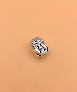 Alternative view of Charm bạc nối hình mặt phật bạc 925 đúc đặc cầm chắc tay - Charm Bạc 925 - Mã CA415