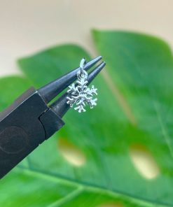 Alternative view of Bạc 999 Charm Bông Tuyết cực xinh ~8.5mm Mix Lắc Tay - Charm Bạc 999 - Mã CB1680