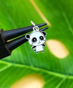 Charm bạc 925 hình gấu trúc cực xinh mix lắc tay hoặc mặt dây chuyền - Charm Bạc 925 - Mã CB1525