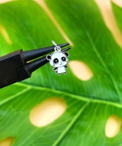 Alternative view of Charm bạc 925 hình gấu trúc cực xinh mix lắc tay hoặc mặt dây chuyền - Charm Bạc 925 - Mã CB1525