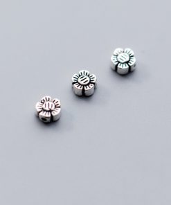 Alternative view of Charm bạc thái nối hoa 5 cánh - Charm Bạc 925 - Mã CA221 CB051