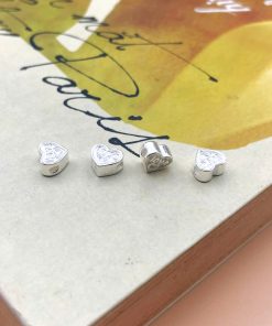 Charm nối trái tim chữ love size bé cho nữ bạc 925 - Charm Bạc 925 - Mã CB1670