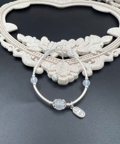 Lắc 5 đá mix móc treo may mắn và phúc lộc