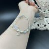 Vòng đá xà cừ, mặt trăng mix charm vương miện, ngôi sao - VT2400109VMIX