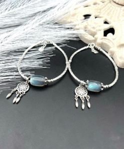 Alternative view of Lắc tay lu Xà cừ đẹp mix dream catcher