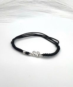 Vòng tết dây nối rắn bạc 925