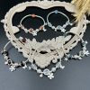 Vòng mix charm bạc 925 đá tự nhiên đủ mệnh - VT2400013