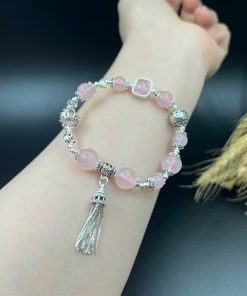 Vòng tay mix chuông tua rua phối bạc